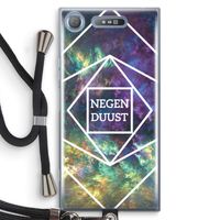 Negenduust ruimte: Sony Xperia XZ1 Transparant Hoesje met koord