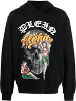 Philipp Plein hoodie Hawaii à imprimé graphique - Noir - thumbnail