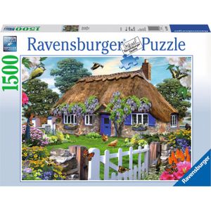 Cottage in Engeland puzzel, 1500 stukjes