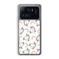 Rainbow Unicorn: Xiaomi Mi 11 Ultra Transparant Hoesje
