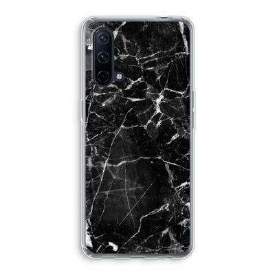 Zwart Marmer 2: OnePlus Nord CE 5G Transparant Hoesje