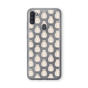 Uilen: Samsung Galaxy A11 Transparant Hoesje