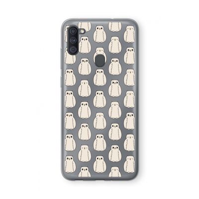 Uilen: Samsung Galaxy A11 Transparant Hoesje