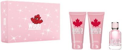 Dsquared2 Pakket Wood Pour Femme Eau de Toilette Giftset 1 Pak Dsquared2 Pakket Wood Pour Femme Eau de Toilette Giftset 1 Pak
