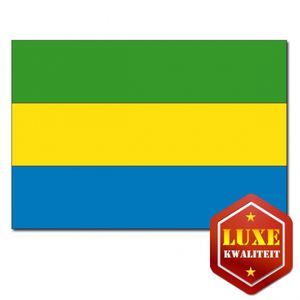 Luxe kwaliteit Gabonese vlaggen