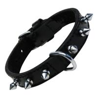 Hondenhalsband Gloria Zwart Spikes (55 cm)
