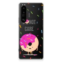 Sony Xperia 1 III | Siliconen Case | Donut Roze