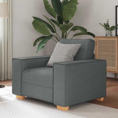 Sofa Stoel Donkergrijs 60 cm Stof