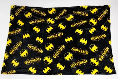 Batman fleece plaid 110 x 150 cm - polyester Batman fleece plaid 110 x 150 cm - polyester