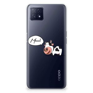 OPPO A53 5G | OPPO A73 5G Telefoonhoesje met Naam Cow