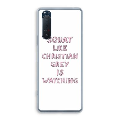 Christian Grey: Sony Xperia 5 II Transparant Hoesje
