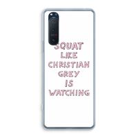 Christian Grey: Sony Xperia 5 II Transparant Hoesje