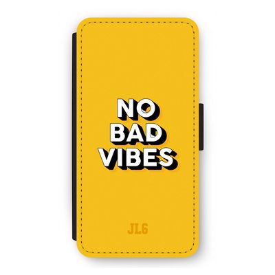 No Bad Vibes: iPhone 12 Pro Flip Hoesje