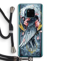 Golden Raven: Huawei Mate 20 Pro Transparant Hoesje met koord