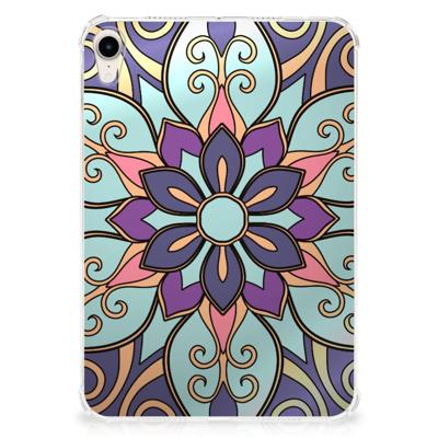 Apple iPad mini 6 (2021) | Siliconen hoesje | Purple Flower