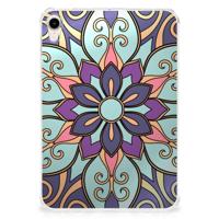 Apple iPad mini 6 (2021) | Siliconen hoesje | Purple Flower