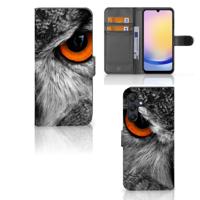 Samsung Galaxy A25 | Telefoonhoesje | Met pasjeshouder | Uil