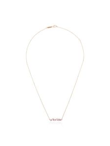 Suzanne Kalan collier en or 18ct à détails de saphir - Rose