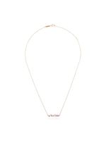 Suzanne Kalan collier en or 18ct à détails de saphir - Rose