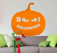 Pompoen halloween sticker - thumbnail