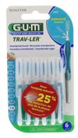 GUM Trav-ler rager 1.6 mm (blauw) 6 Stuks