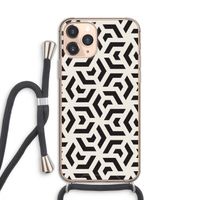 Crazy pattern: iPhone 11 Pro Transparant Hoesje met koord Crazy pattern: iPhone 11 Pro Transparant Hoesje met koord