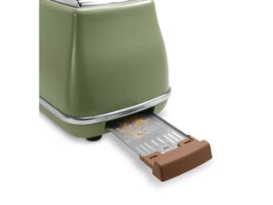 DeLonghi 2103.GR broodrooster 2 snede(n) Groen 900 W