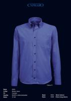 Giovanni Capraro 6324-05 Heren Overhemd - Blauw - thumbnail