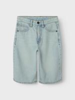 Name it zomer short jongens - vintage licht blauw denim - Nkmryan
