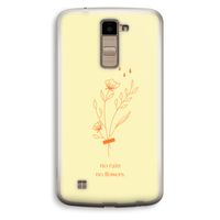No rain no flowers: LG K10 (2016) Transparant Hoesje