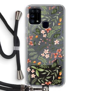 Sweet little flowers: Samsung Galaxy M31 Transparant Hoesje met koord