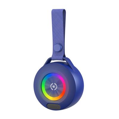 Draagbaar luidsprekersysteem Celly LIGHTBEATBL Blauw 5 W Bluetooth luidspreker