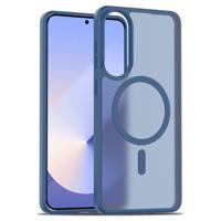 Lunso Samsung Galaxy S25 Edge slank backcover hoesje met MagSafe ondersteuning - Blauw