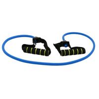 RESISTANCE FITNESS TUBE HANDLES FLEX NEW DENSITYLIGHT BLUE