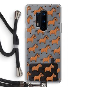 Pony: OnePlus 8 Pro Transparant Hoesje met koord
