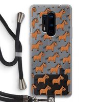 Pony: OnePlus 8 Pro Transparant Hoesje met koord