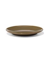 HEMA Gebaksbordje Ø16cm Monaco Reactief Glazuur Donkerbruin (donkerbruin)