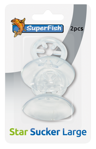 Superfish Sterzuigers Groot 2-Pack - Veilig Bevestigen in Aquariums