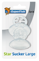 Superfish Sterzuigers Groot 2-Pack - Veilig Bevestigen in Aquariums