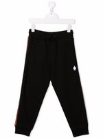 Marcelo Burlon County Of Milan Kids pantalon de jogging à bandes contrastantes - Noir - thumbnail