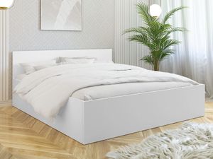 Tweepersoonsbed TOKOMA 160x200 cm wit