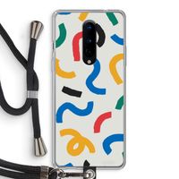 Illustratieve pop 2: OnePlus 8 Transparant Hoesje met koord