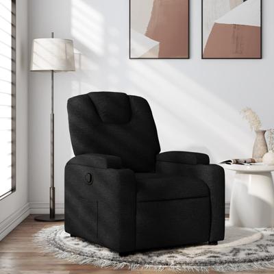 Relaxfauteuil Zwarte Stof