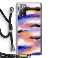 Donkere Wolken: Samsung Galaxy Note 20 / Note 20 5G Transparant Hoesje met koord