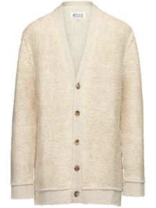 Maison Margiela cardigan à col v - Tons neutres