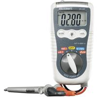 VOLTCRAFT VC-20 Multimeter Kalibratie (ISO) Digitaal Spatdicht (IP54) CAT IV 600 V Weergave (counts): 4000