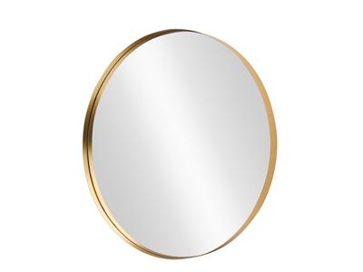 Wandspiegel PORTRET 40 cm rond aluminium goud - 48241