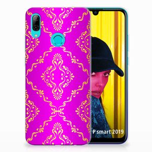 Siliconen Hoesje Huawei P Smart 2019 Barok Roze