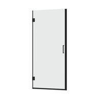 Saniclass Neptune 5000 Douchedeur - 65x200cm - profielloos veiligheidsglas - anti kalk - mat zwart NWA6211-65MB