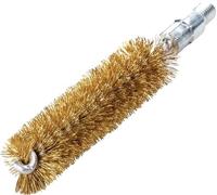 Lessmann pijpborstel | lengte 115 mm d. 10 mm | messingdraad golvend | afzetsellengte 80 mm | 1 stuk - 500710 500710a